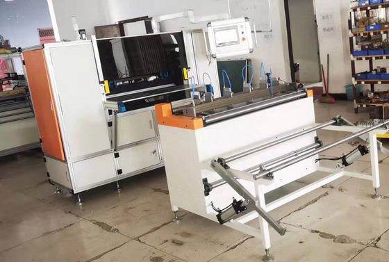 Gepersonaliseerde HEPA Filter Pleating Machine 15 - 20pleats/min Automotive Filter Manufacturing Machines