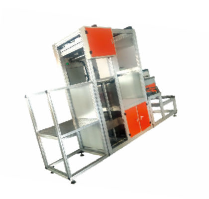 Clapboard Pleating Hepa Glasvezel Machine Filterpapier vouwmachine met afscherming