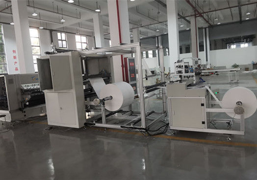 220V gesigsweefsel papier vouwmachine hoge snelheid automatische papier vouwmachine met afschermingen