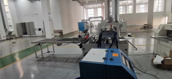 Volledig automatische filterpapier pleatmachine Gluing Filter Productielijn 220V