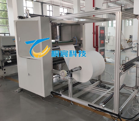 Servo-aangedreven filter pleatmachine 80mm diameter glasvezel pleatmachine op maat
