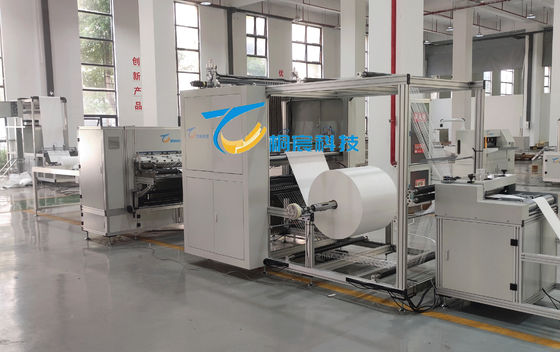 Modulaire combinatie van glasvezel pleatmachine Elektrische filterfabrieksmachine 250V