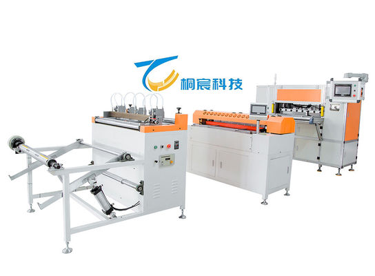 Volledig gesloten loop papier productielijn CNC papier pleat machine op maat
