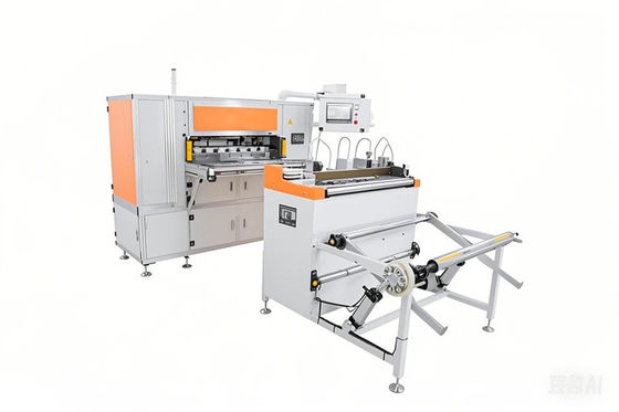 0.6Mpa Auto Air Filter Making Machine Pleat Grid Filter Knife Pleating Machine Op maat