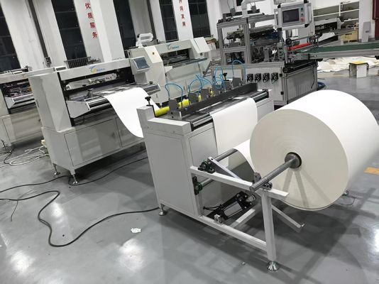 Hoog efficiënte G4 luchtfilter vouwmachine voor 5 μm deeltjesfiltratie met componenten van roestvrij staal voor cleanroomomgevingen