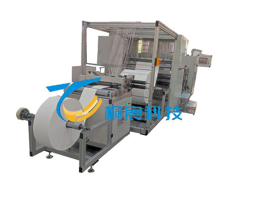 Industriële filter pleatmachine Glasvezelsnij systeem op maat met een automatisch voedingsrack