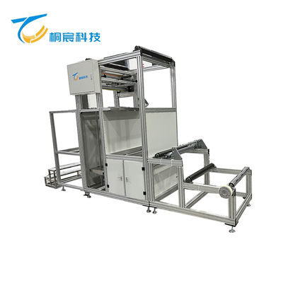 Clapboard Pleating Hepa Glasvezel Machine Filterpapier vouwmachine met afscherming
