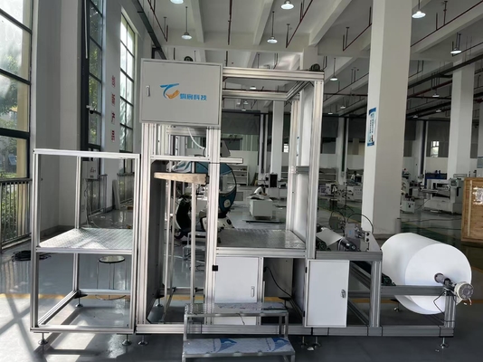 Papier vouwmachine met scheidingswanden