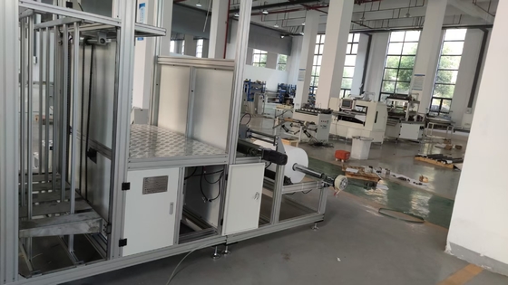 Papier vouwmachine met scheidingswanden