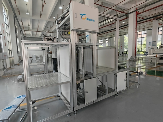 Papier vouwmachine met scheidingswanden