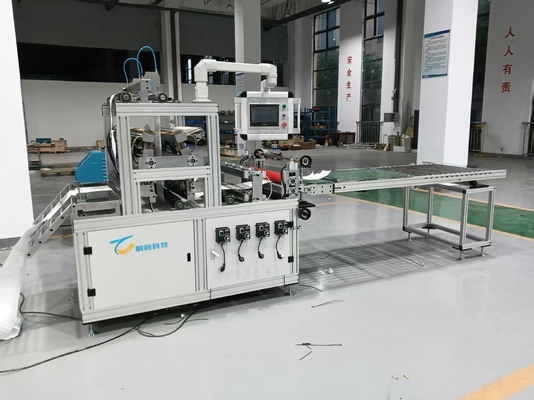 Elektrische HEPA-filter pleatmachine 1300 mm werkwijdte