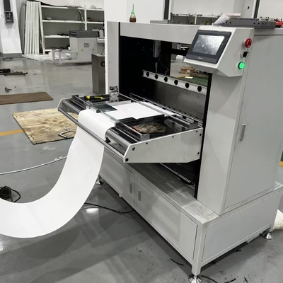 Productielijn voor het vouwen van filterpapier van glasvezel bij hoge temperatuur
