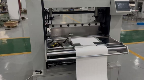 Productielijn voor het vouwen van filterpapier van glasvezel bij hoge temperatuur