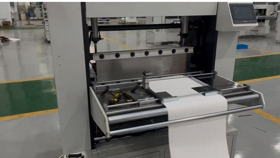 Productielijn voor het vouwen van filterpapier van glasvezel bij hoge temperatuur