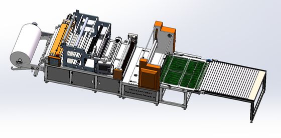 2025Y Nieuwe volledig-automatische niet-verdelingsfilter luchtpapiervouwmachine Productielijntoestand