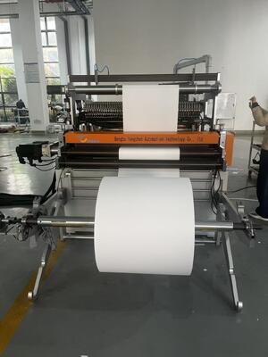 De nieuwste luchtfilter snijdend mes pleatmachine fabrikant Filterpapier productielijn uit China