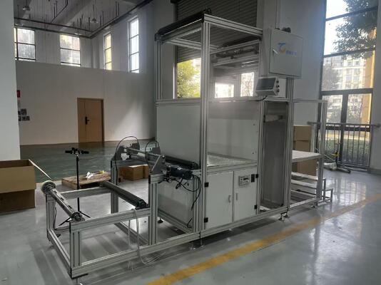 Clapboard Pleating Hepa Glasvezel Machine Filterpapier vouwmachine met afscherming