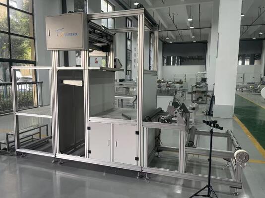 Clapboard Pleating Hepa Glasvezel Machine Filterpapier vouwmachine met afscherming