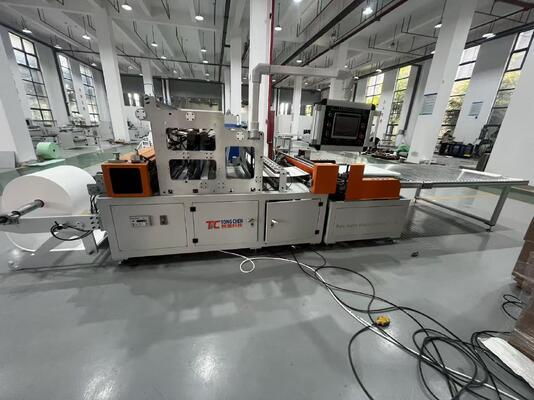 Computerized 300mm Pleat Height HEPA Mini Filter Pleating Machine Productielijn