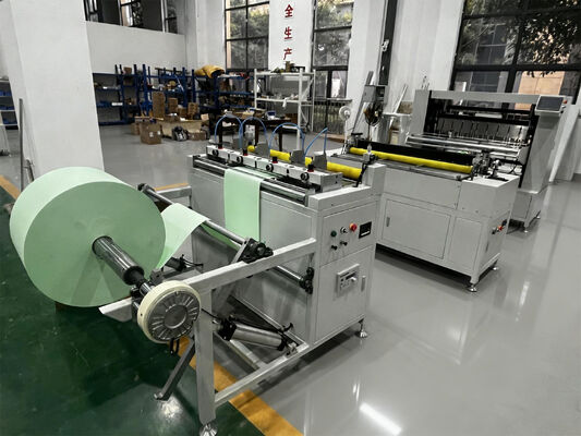 High Efficiency Full Auto Pleating Production Liner Paper Folding Machine Voor Filter