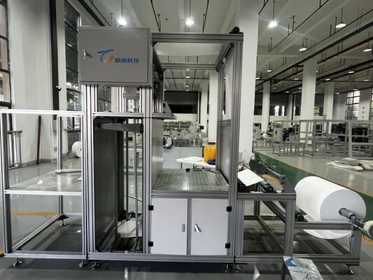 Hoogrendementsgepartitioneerde Glasvezelpapier Vouw- en Plisseerproductielijn