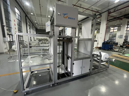 Hoogrendementsgepartitioneerde Glasvezelpapier Vouw- en Plisseerproductielijn