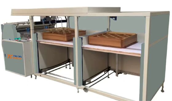 Papieren frame filter instel- en lijmmachine