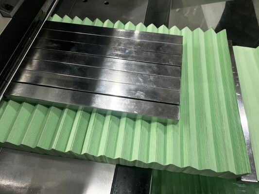 Volledig automatische filterpapier vouwmachine Filter pleat productielijn met golvende origami