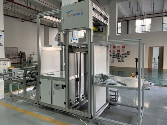 Super-Fijne en Zeer Efficiënte Glasvezel Plisseermachine met Scheidingswanden voor Cleanroom Omgevingen en Laboratoriumgebruik