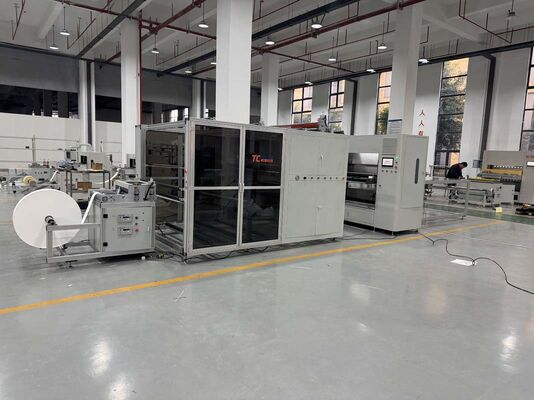 PLC-gestuurde modulaire glasvezelfilter vouwproductielijn voor industriële ventilatiesystemen met flexibele aanpassing