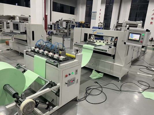 Volautomatische servomotorfilterpapier-plooiproductielijn voor industriële en huishoudelijke filters