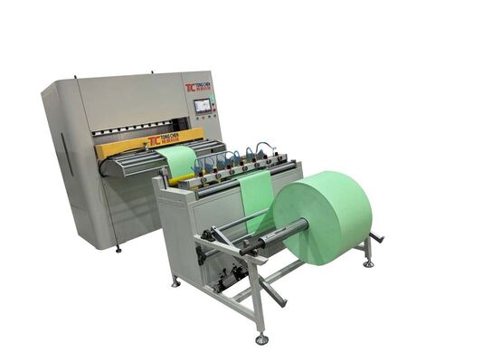 High-Speed Large Height Rapid Full-Automatic Filter Pleating Equipment voor grootschalige HVAC-systemen