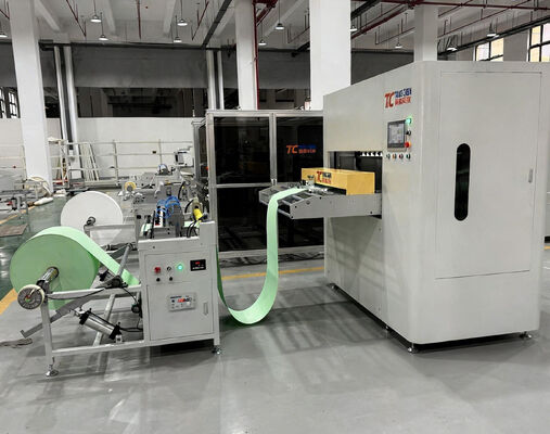 300 mm plooihoogte Volledig automatische servomotor plooiproductielijn voor het vouwen van filterpapier