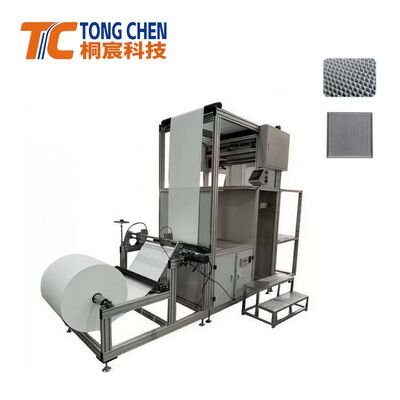 Automatische vouwproductielijn voor HEPA-filterpapier van glasvezel met aluminiumfolie-scheidingswanden