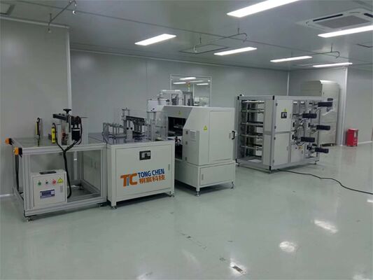 Productielijn voor automatische voeding van meerlagig materiaal voor industriële filterelementen